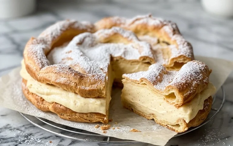 Karpatka - Polish Carpathian Mountain Cream Cake